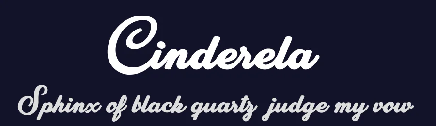 Cinderela by Billy Argel Fonts ® — Script Handwritten Font — thumbnail 2