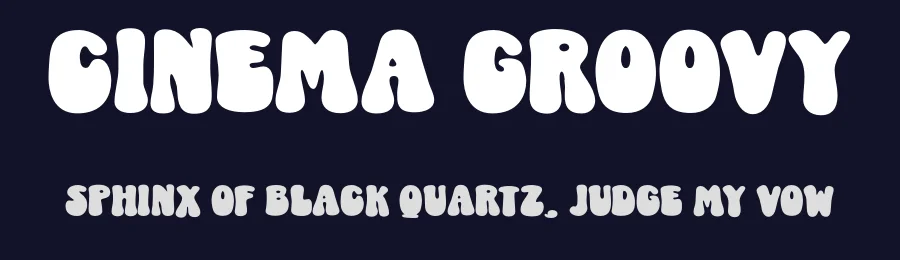 Cinema Groovy by Lettersweet Studio — Decorative Font — thumbnail 2