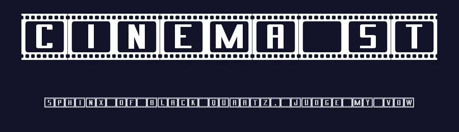 Cinema ST by Southype — Decorative Font — thumbnail 2