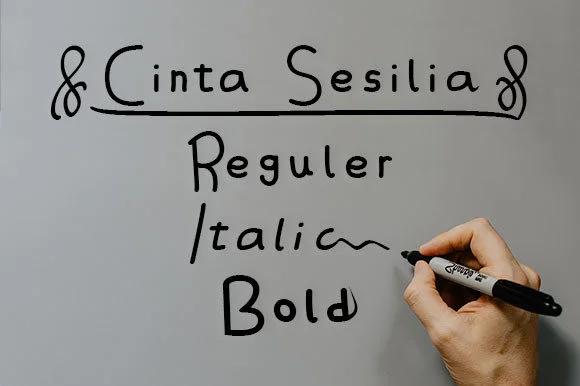 Cinta Sesilia Font by Skemasite — Script Handwritten Font — thumbnail 7