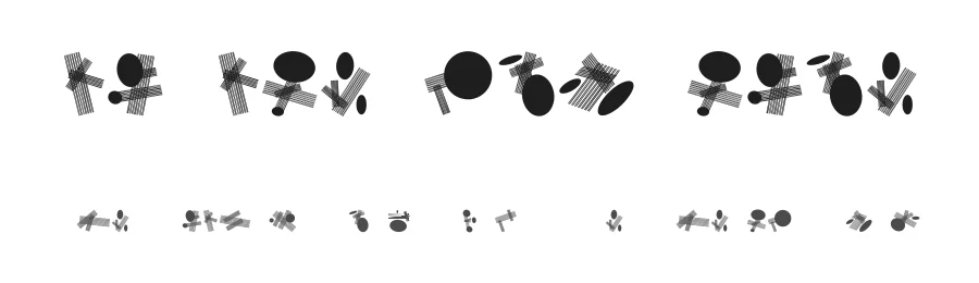 Circle and Line by Vladimir Nikolic — Dingbats Font