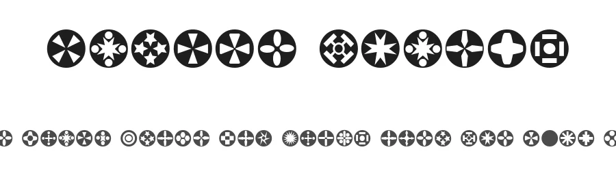 Circle Things by Fonts & Things — Dingbats Font