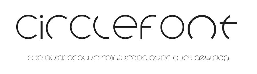 Circlefont by Lautaro Cabrera — Display Font