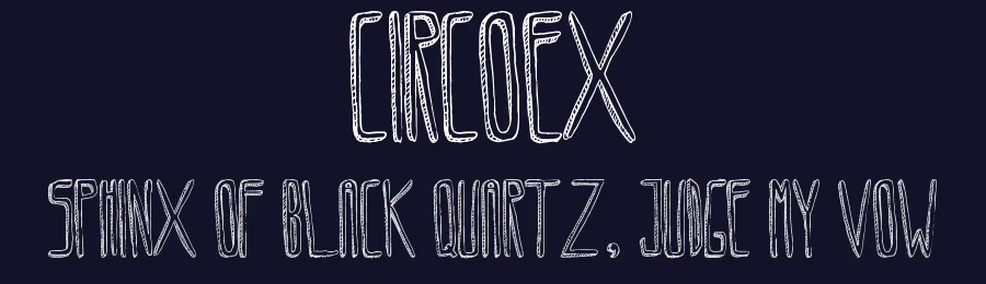 Circoex by Antipixel — Decorative Font — thumbnail 2
