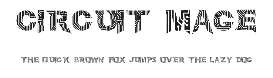 Circuit Mage by Adadglgwut — Display Font