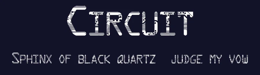 Circuit — Display Font — thumbnail 2