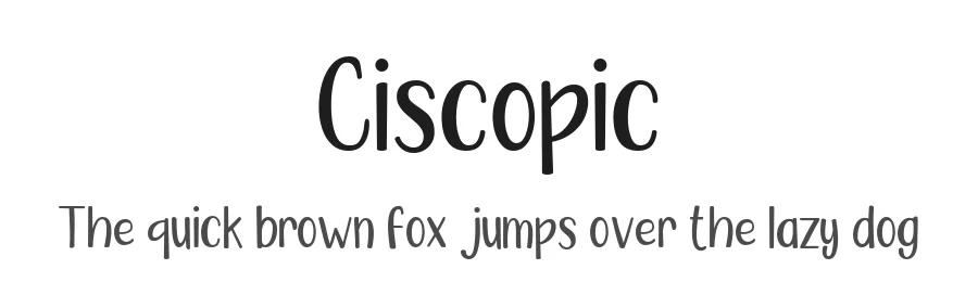 Ciscopic by Font Bundles — Decorative Font