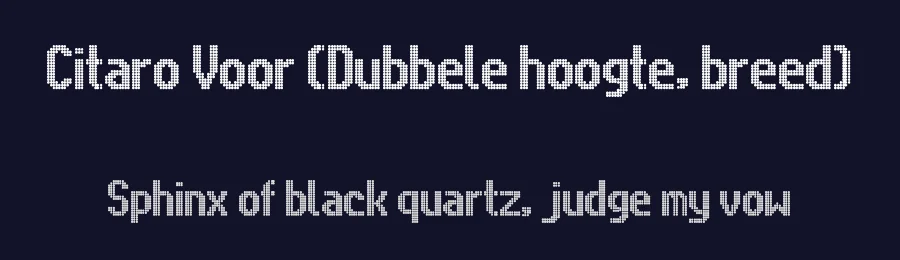 Citaro Voor (Dubbele hoogte, breed) by Jeffrey Visser — Display Font — thumbnail 2