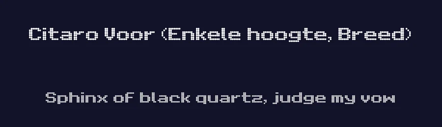 Citaro Voor (Enkele hoogte, Breed) by Jeffrey Visser — Display Font — thumbnail 2