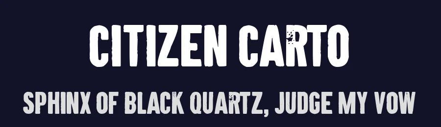 Citizen Carto by Chequered Ink — Decorative Font — thumbnail 2