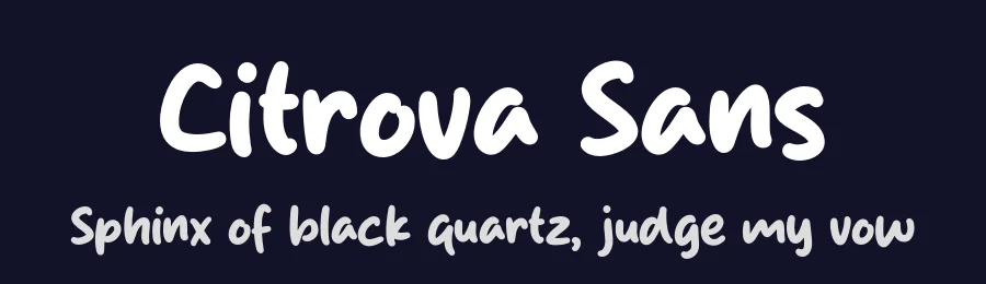 Citrova Sans by Origin Type — Script Handwritten Font — thumbnail 2