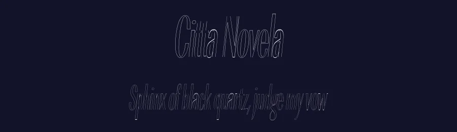 Citta Novela by Jvne77 Studio — Sans Serif Font — thumbnail 2