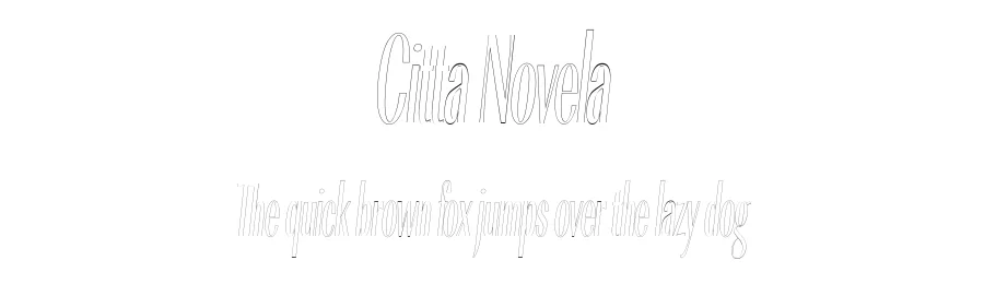 Citta Novela by Jvne77 Studio β Sans Serif Font
