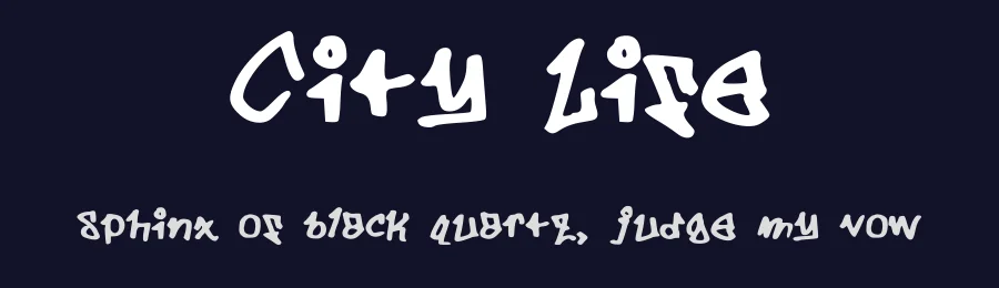 City Life by Andreas Marinos — Script Handwritten Font — thumbnail 2