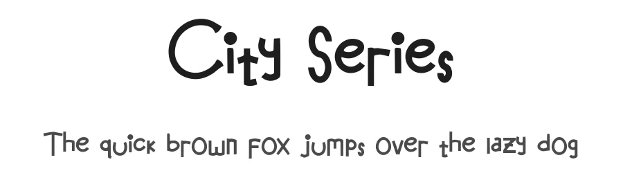 City Series by Jetsmax Studio — Decorative Font