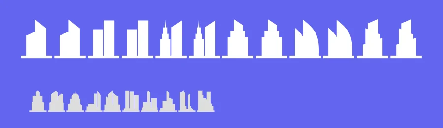 City Skyline by Edy Wiyono — Dingbats Font — thumbnail 3