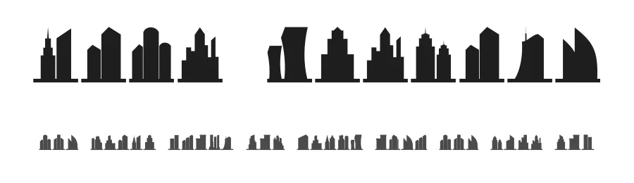 City Skyline by Edy Wiyono — Dingbats Font