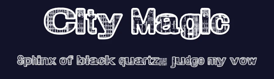 City Magic by Xerographer Fonts — Decorative Font — thumbnail 2
