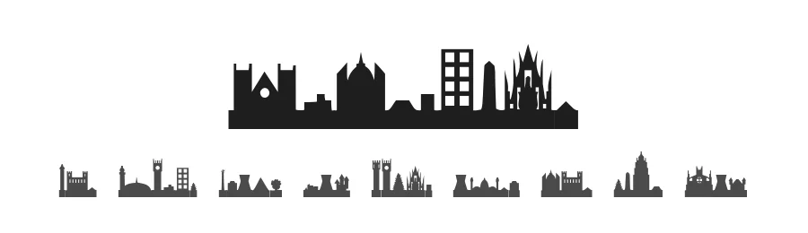 Cityscape by The Scriptorium — Dingbats Font