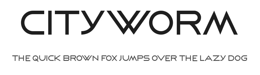 Cityworm by Vladimir Nikolic — Sans Serif Font