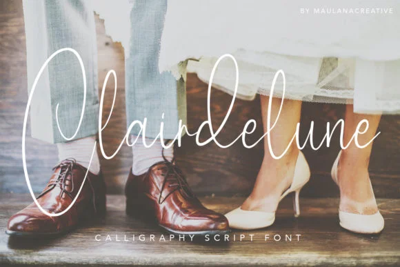 Clairdelune Font by Maulana Creative — Script Handwritten Font
