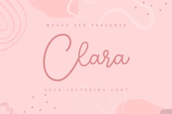 Clara Font by Moove Studio by Moove Studio — Script Handwritten Font