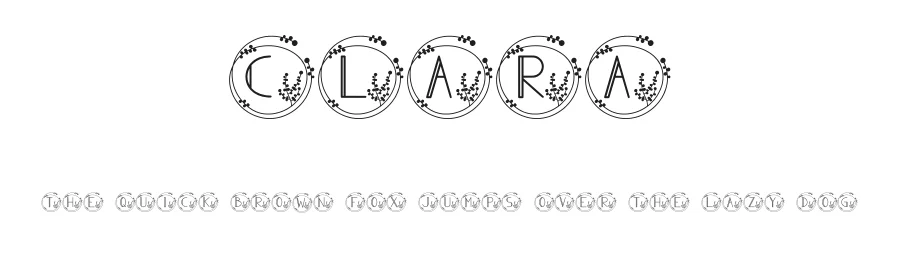 Clara by Letterayu — Decorative Font