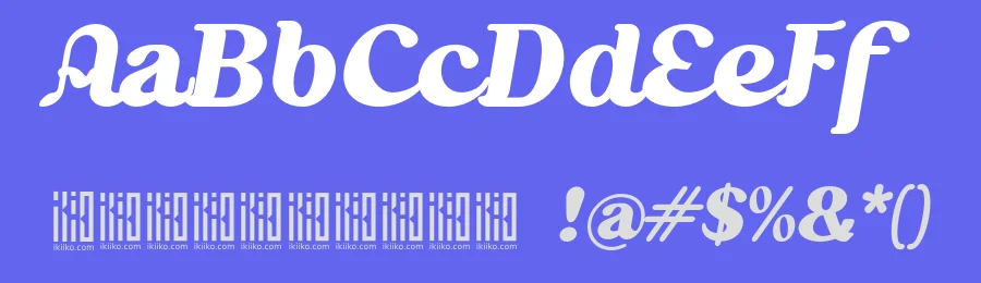 Clarinet by Ikiiko Type — Decorative Font — thumbnail 3