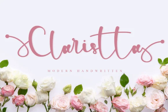 Claristta Font by Arkrist Letter Studio by Arkrist Letter Studio — Script Handwritten Font