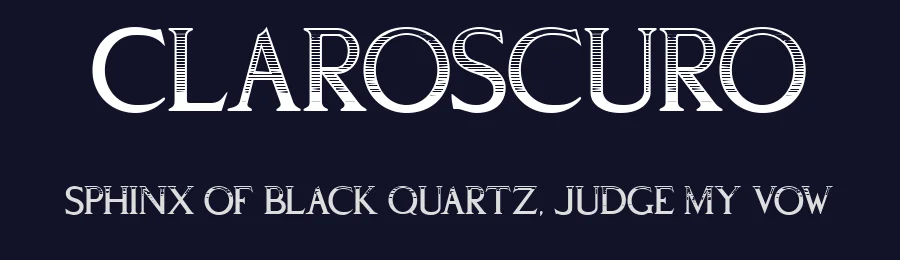 Claroscuro by Yves Michel — Sans Serif Font — thumbnail 2