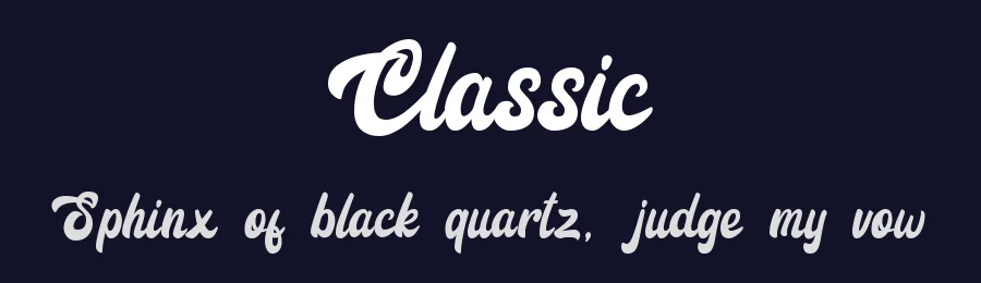 Classic by Graphix Line Studio — Decorative Font — thumbnail 2