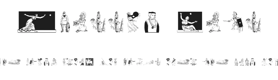 Classic Bats by Manfred Klein — Dingbats Font