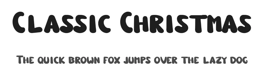 Classic Christmas by Hatf Type — Decorative Font