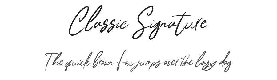 Classic Signature