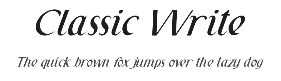 Classic Write