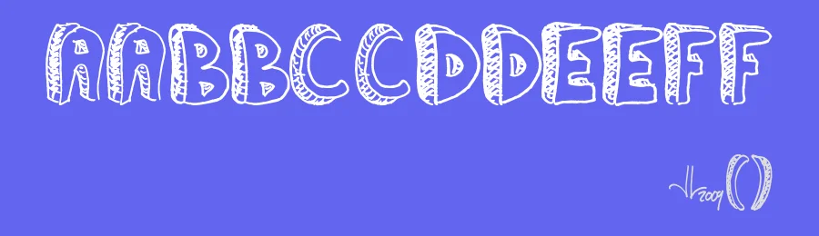 Classroom Boredom by John Laubach — Decorative Font — thumbnail 3