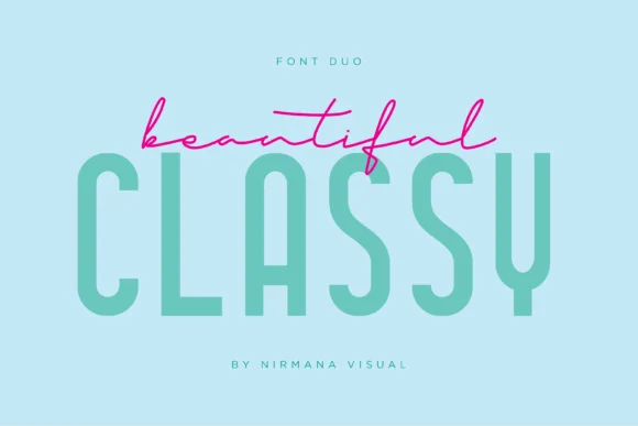 Classy Beautiful Duo Font by Sigit Dwipa — Script Handwritten Font