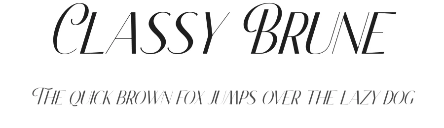 Classy Brune