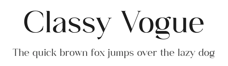 Classy Vogue