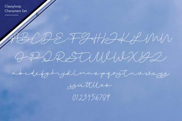 Classyloop Font by Maulana Creative — Script Handwritten Font — thumbnail 8