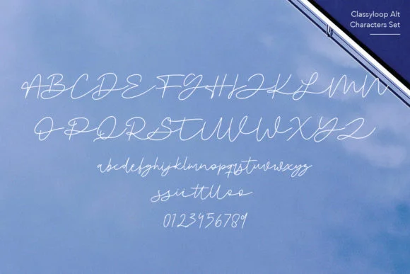 Classyloop Font by Maulana Creative — Script Handwritten Font — thumbnail 9
