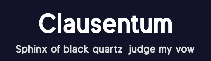 Clausentum by Yusa Studio — Sans Serif Font — thumbnail 2