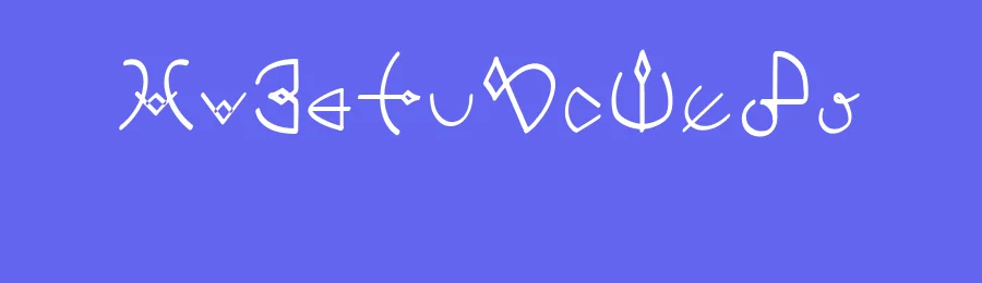 Clavat Script by hechicero — Dingbats Font — thumbnail 3