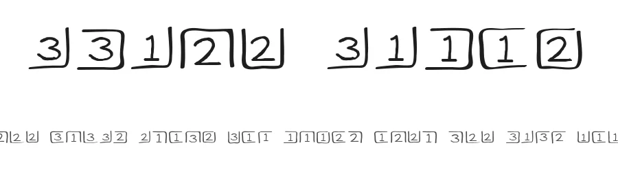 Clave Cajón by Cesar Mosquera — Dingbats Font