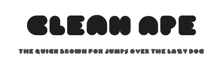 Clean Ape by Istiko Rahadi — Decorative Font