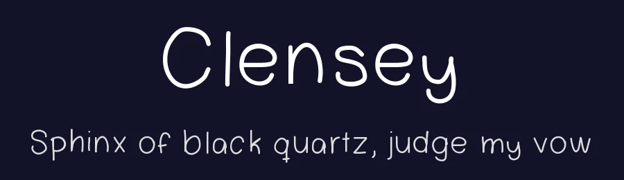 Clensey by Icía Rodríguez — Script Handwritten Font — thumbnail 2