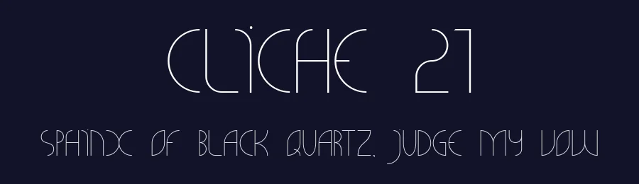 Cliche 21 by skomii — Sans Serif Font — thumbnail 2