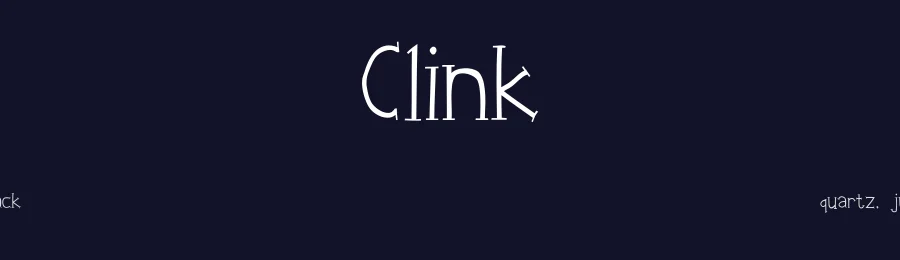 Clink by Bitfoundry — Decorative Font — thumbnail 2