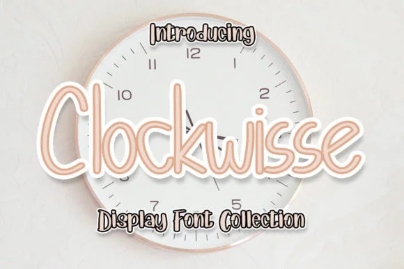 Clockwisse Font by shiddiq.art — Script Handwritten Font