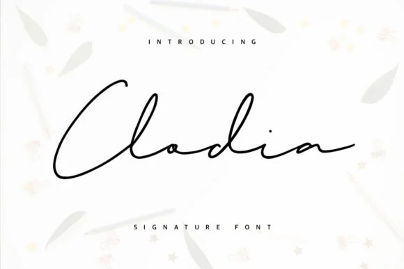 Clodia Font by Maulana Creative — Script Handwritten Font
